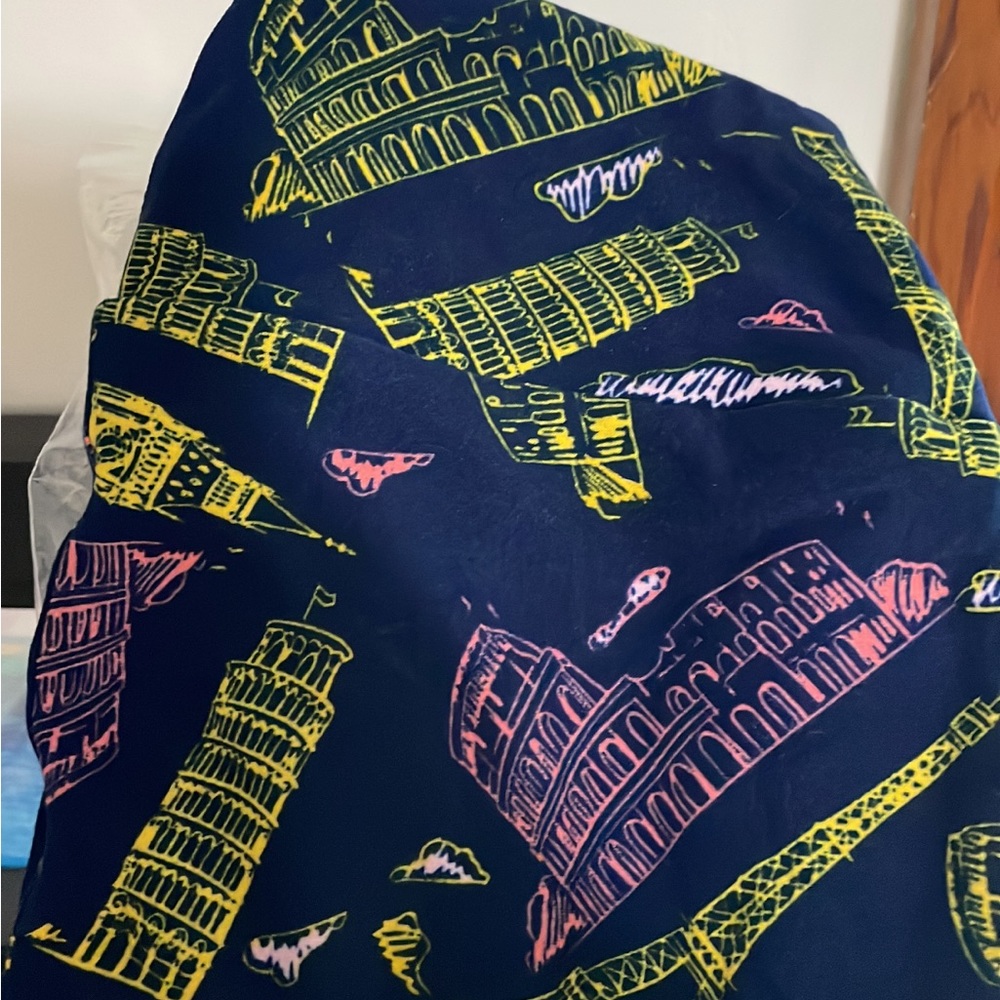 Paris lularoe os leggings Eiffel Tower new blue